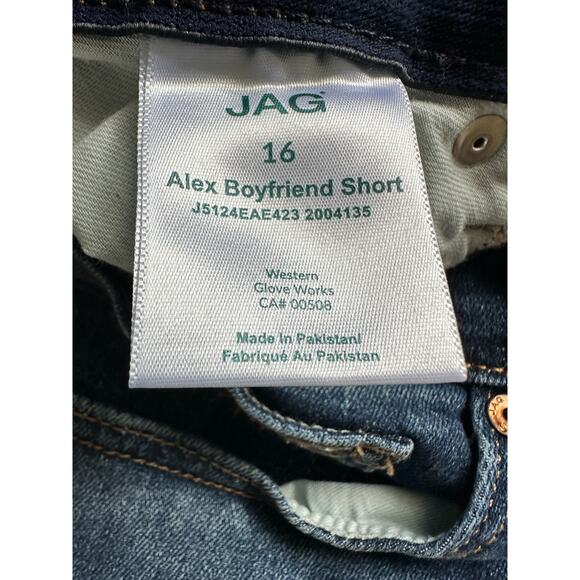 JAG Denim Blue Jeans Shorts Jorts- size 16‎ - Picture 8 of 10